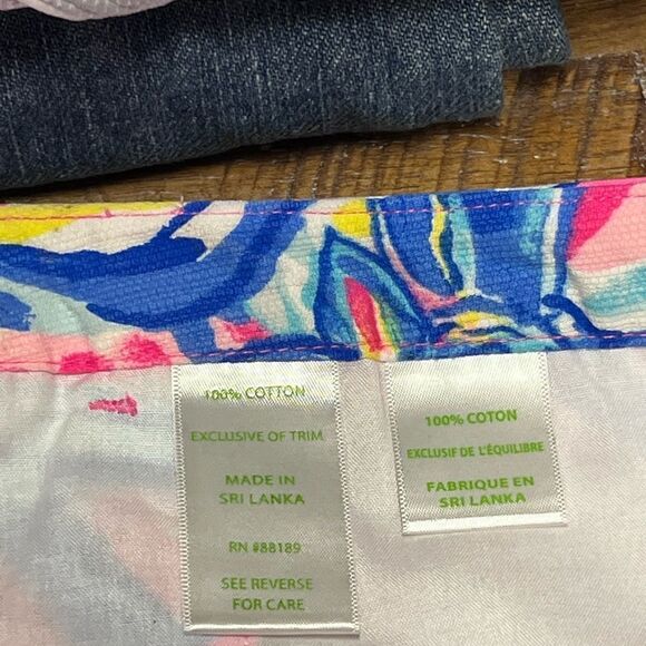NWT Lilly Pulitzer Adie Short Pink Sunset Womens Size 0 - Picture 11 of 11